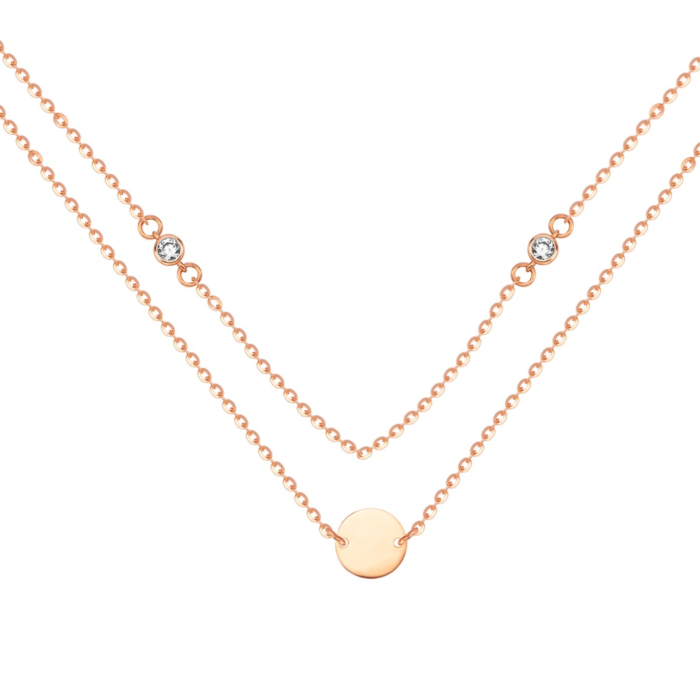 Золотое колье с фианитами. Артикул UG54/21/323