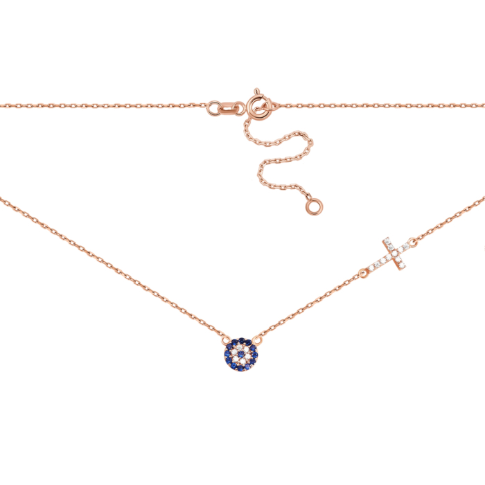 Золоте кольє з фіанітами. Артикул UG54/21/500