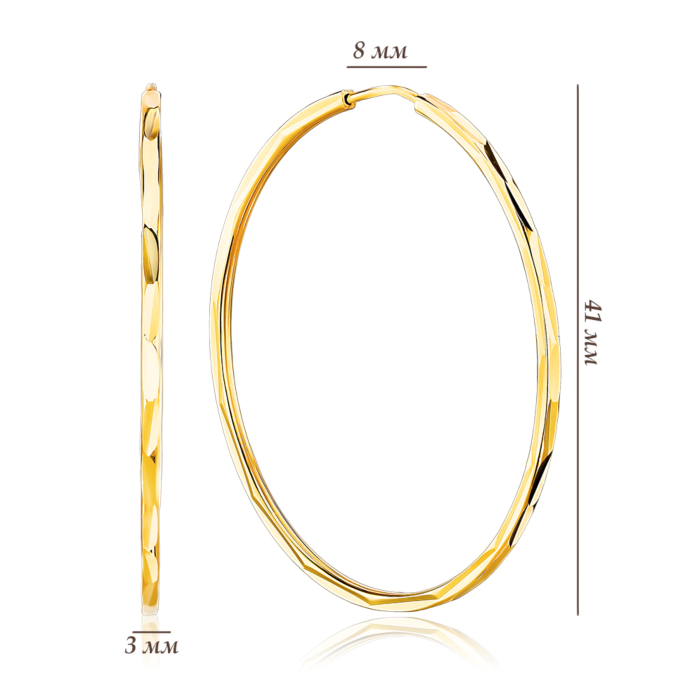 Золотые серьги. Артикул 20867-4/03/2