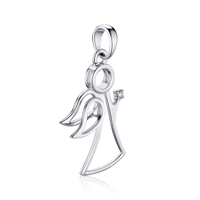 Золота підвіска з діамантом. Артикул 51904/02/1/8582