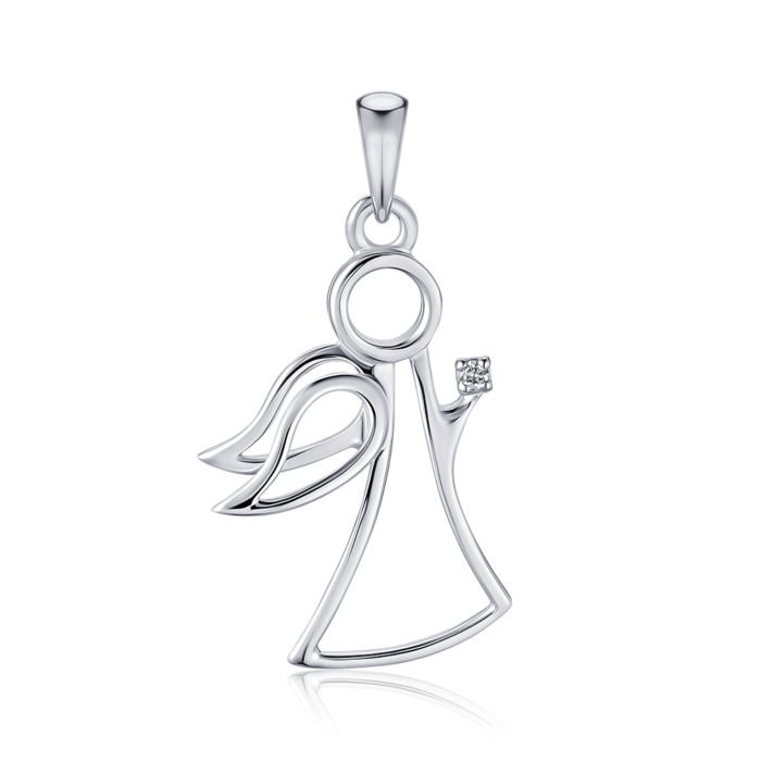 Золота підвіска з діамантом. Артикул 51904/02/1/8582