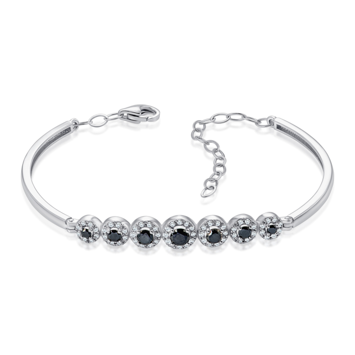 Золотий браслет з діамантами. Артикул 560014/02/1/10608