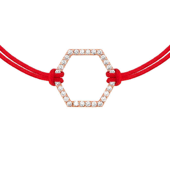 Браслет на нитці з фіанітами. Артикул UG5410928910101