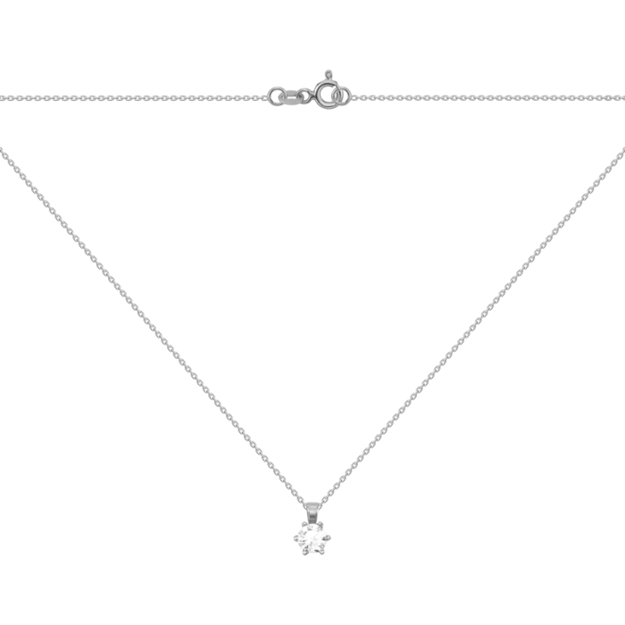 Золоте кольє з діамантом. Артикул UG54111010102 бр