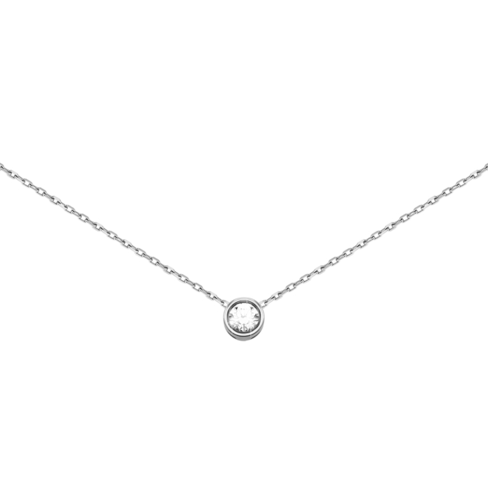 Золотое колье с бриллиантом. Артикул UG54111010702 D