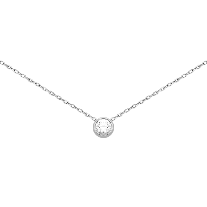 Золотое колье с бриллиантом. Артикул UG54111010802 D