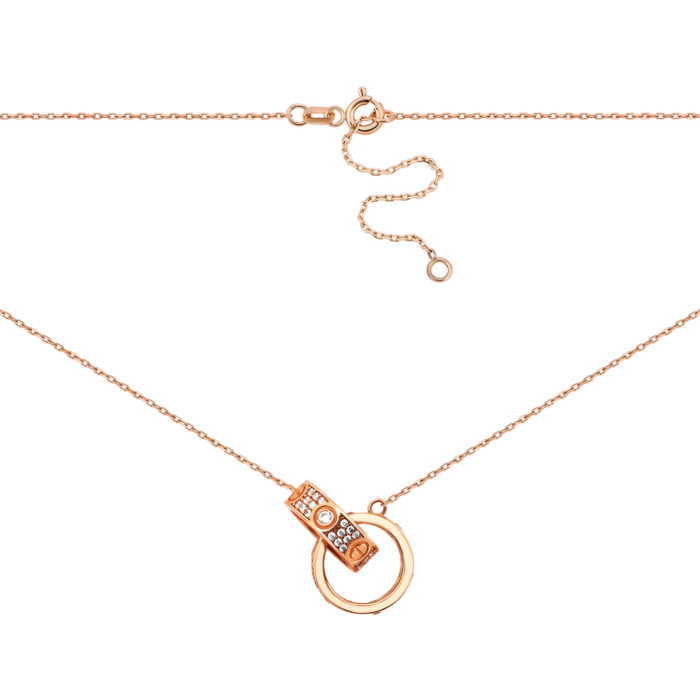 Золотое колье с фианитами. Артикул UG54111014601