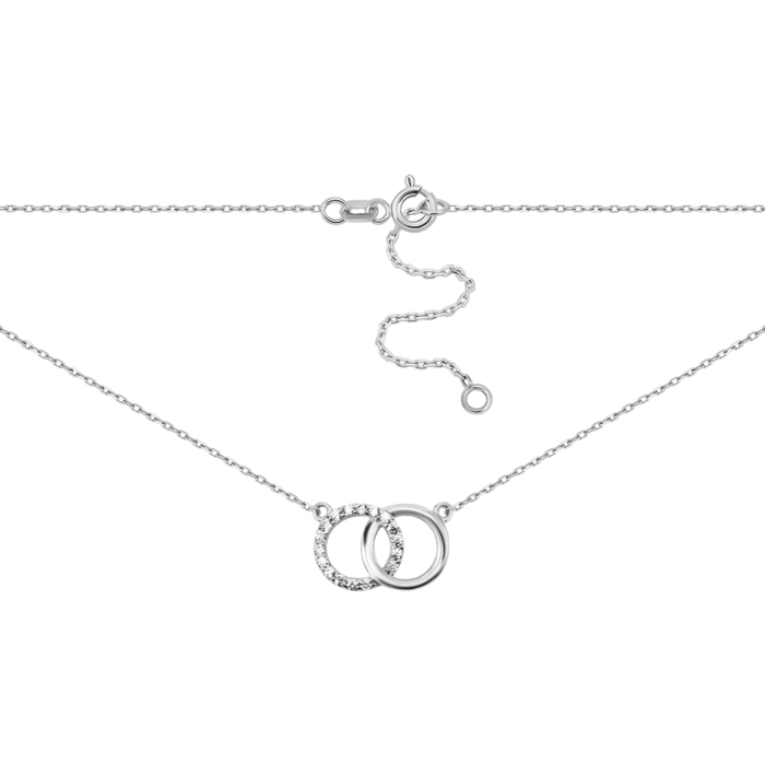 Золоте кольє з фіанітами. Артикул UG54111020302