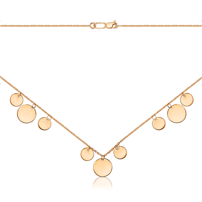 Золоте кольє без вставки 06714/01/0