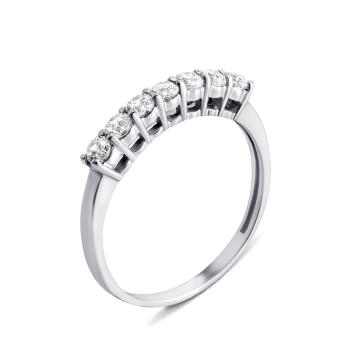 Золотое кольцо с фианитами S Zirconia.Артикул UG5КД4196/1 Sw