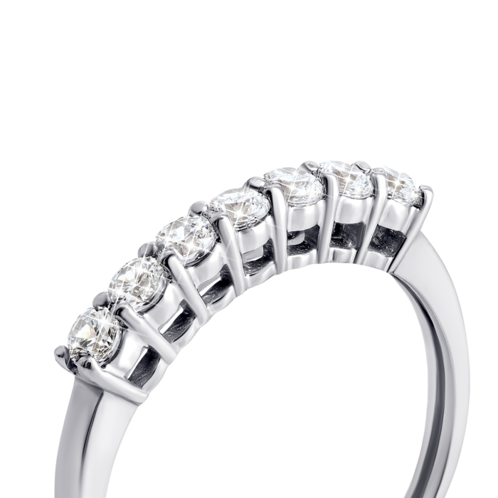 Золотое кольцо с фианитами S Zirconia.Артикул UG5КД4196/1 Sw