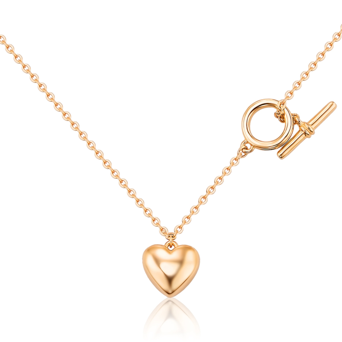 Золотое колье без вставки. Артикул 60195/66024/01/0