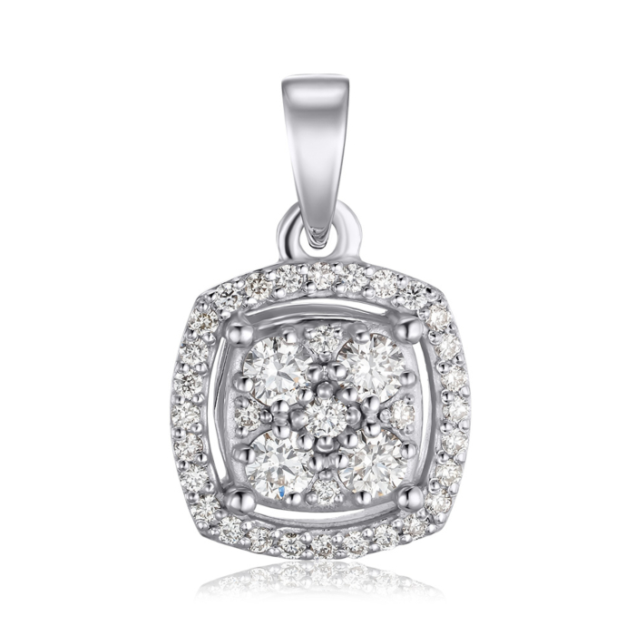 Золотая подвеска с бриллиантами 560154/02/1/11027