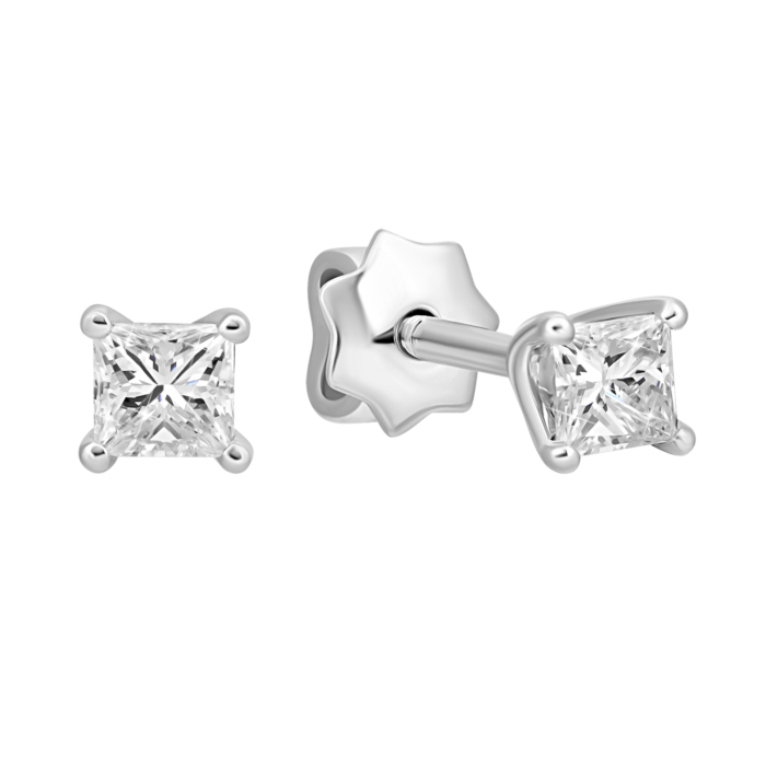 Золотые пуссеты с бриллиантами. Артикул UG5B475Б