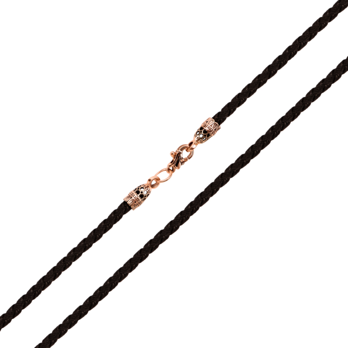 Ювелирный шнурок с золотым замком. Артикул UG5494 З.ч.