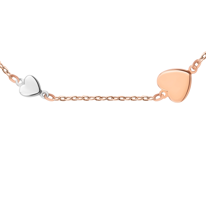 Золотий браслет Серця. Артикул UG55/11/013кб