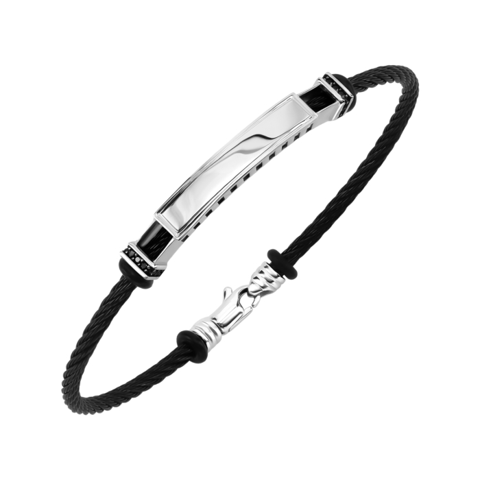 Золотой браслет с фианитами. Артикул UG55/12/106/1