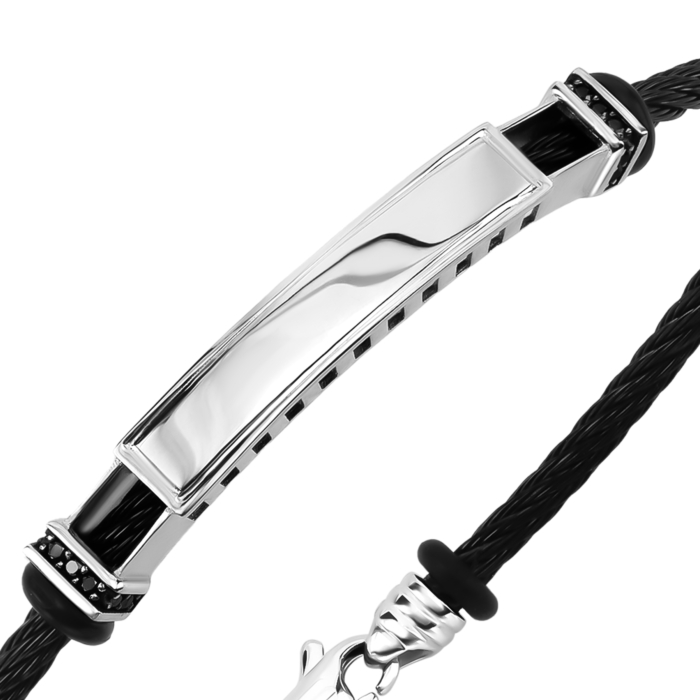 Золотий браслет з фіанітами. Артикул UG55/12/106/1