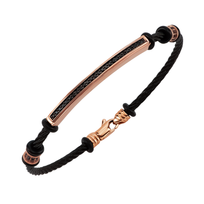 Золотой браслет с фианитами. Артикул UG55/12/107