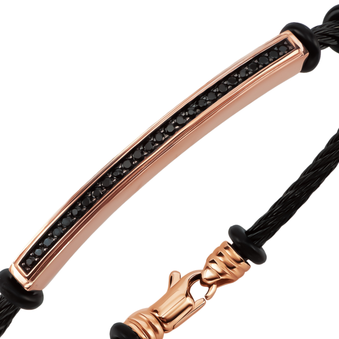 Золотий браслет з фіанітами. Артикул UG55/12/107