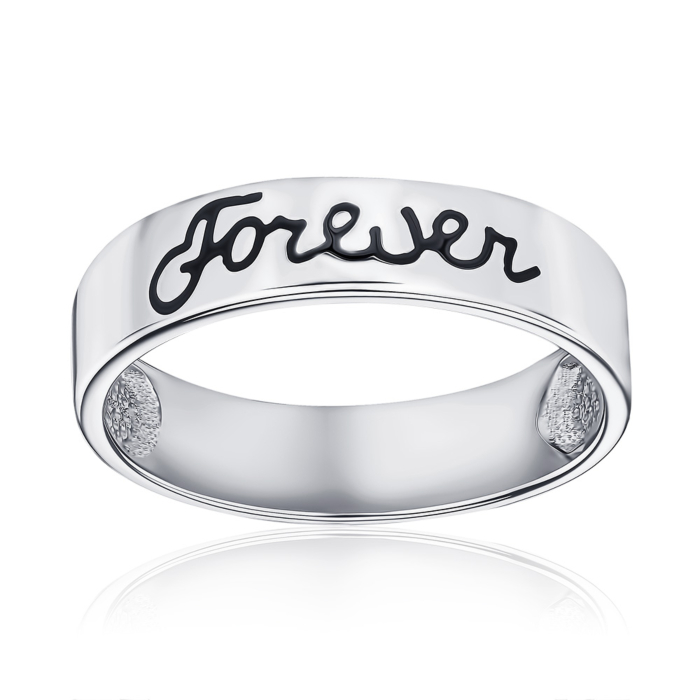 Срібна каблучка Forever з емаллю 001205/12/1/389