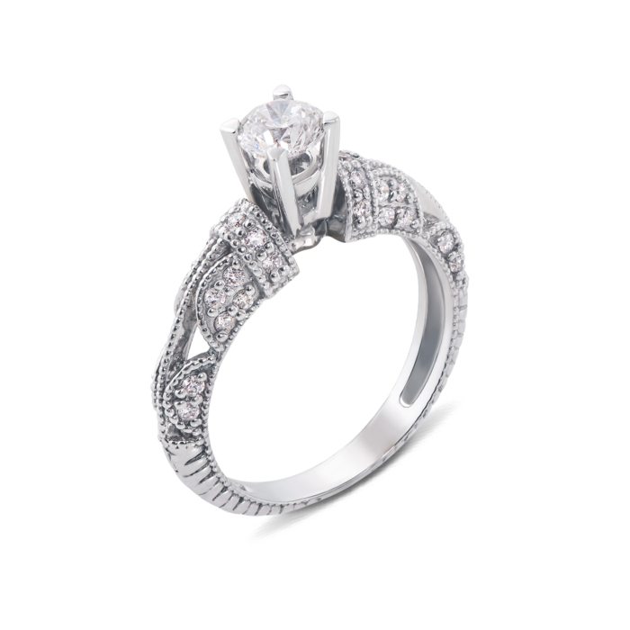 Золотое кольцо с бриллиантами. Артикул 52233/5б