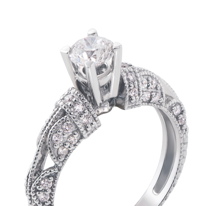 Золотое кольцо с бриллиантами. Артикул 52233/5б