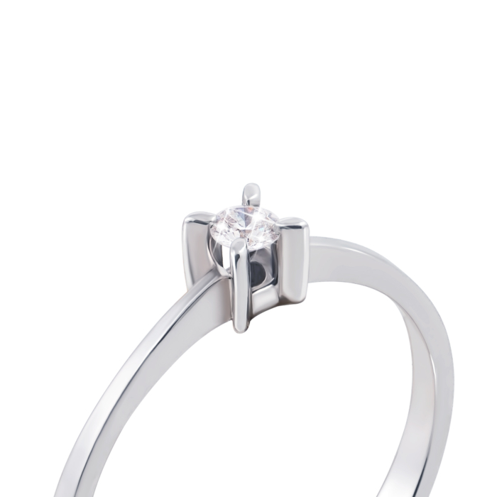 Золота каблучка з діамантом. Артикул 52436/3б