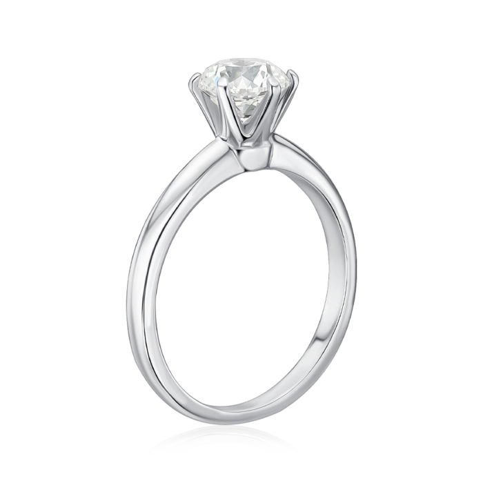 Золота каблучка з діамантом. Артикул 53435/02/1/8217