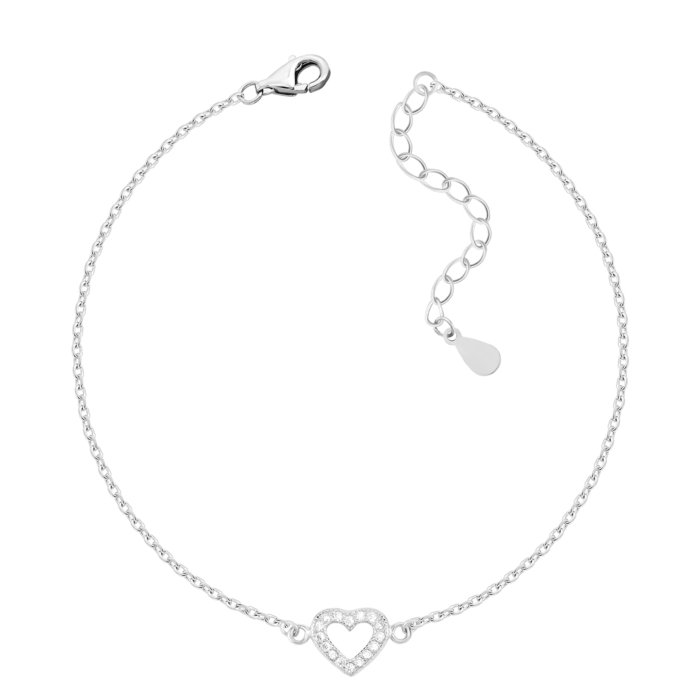 Срібний браслет з фіанітами. Артикул UG5550074б