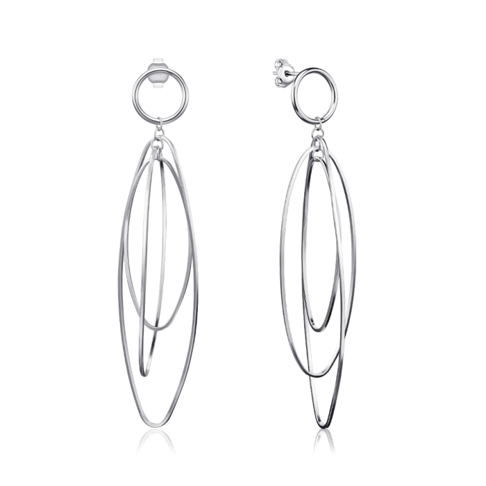 Срібні сережки. Артикул OF036-0056-E/12