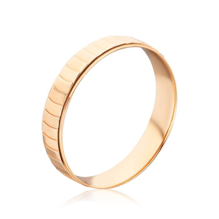 Золотое обручальное кольцо. Артикул 10206/01/0