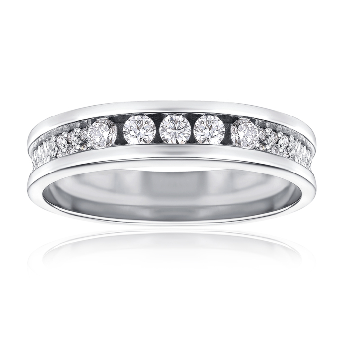 Золота каблучка з діамантами. Артикул 53436/02/1/8549