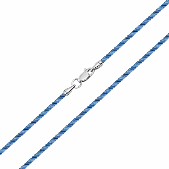 Ювелірний шнурок зі срібним замком. Артикул UG56419