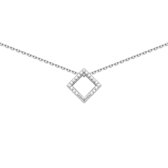 Серебряное колье с фианитами. Артикул UG56433_45