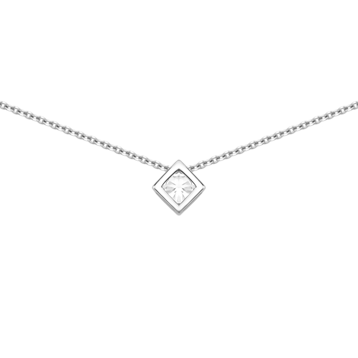 Срібне кольє з фіанітом. Артикул UG56435_45