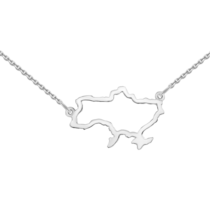 Срібне кольє Україна. Артикул UG56504