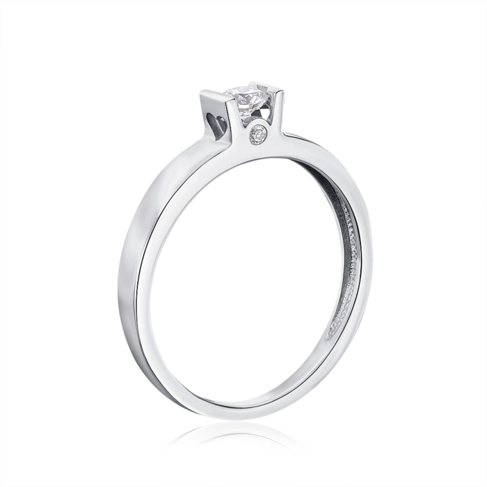 Золота каблучка з діамантами. Артикул 52466/3.5б