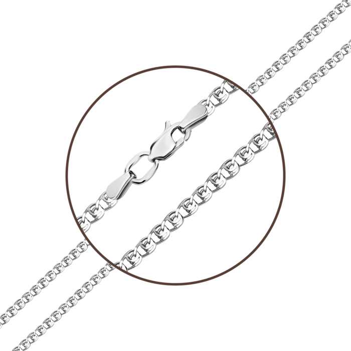 Срібний ланцюжок. Артикул UG566937-4-8/12