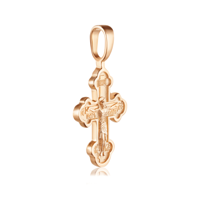 Золотой крестик. Распятие Христа. Артикул 31386