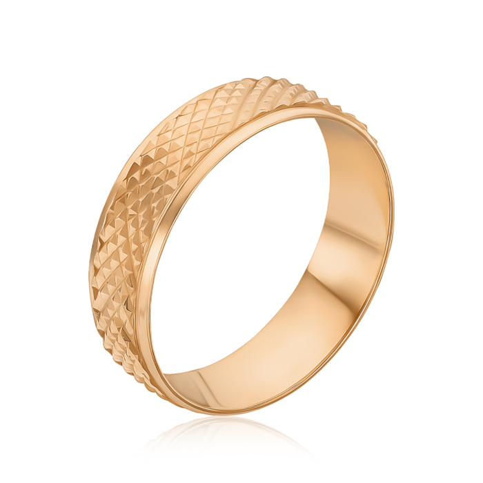 Золотое обручальное кольцо 10196/01/0