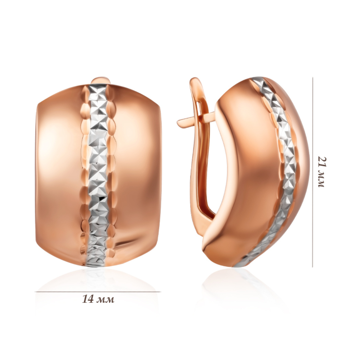 Золотые серьги. Артикул 02896/д