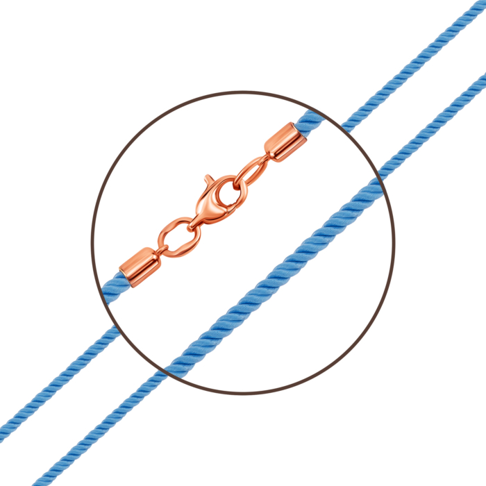 Ювелірний шнурок із золотим замком. Артикул UG5710584510106