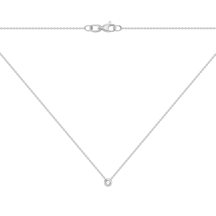 Золотое колье с бриллиантом. Артикул UG57111632202