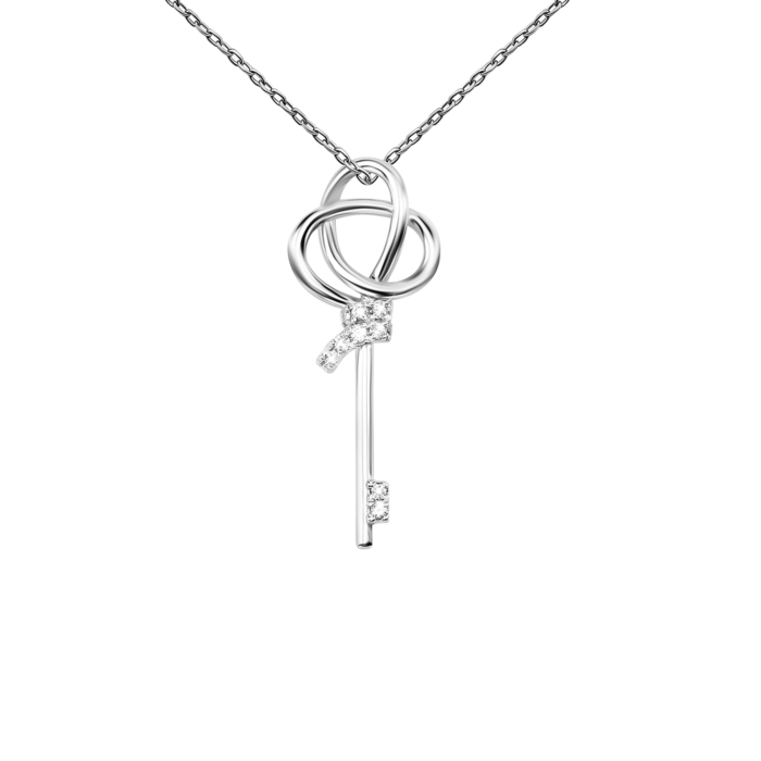 Золоте кольє з діамантами. Артикул UG57192066202