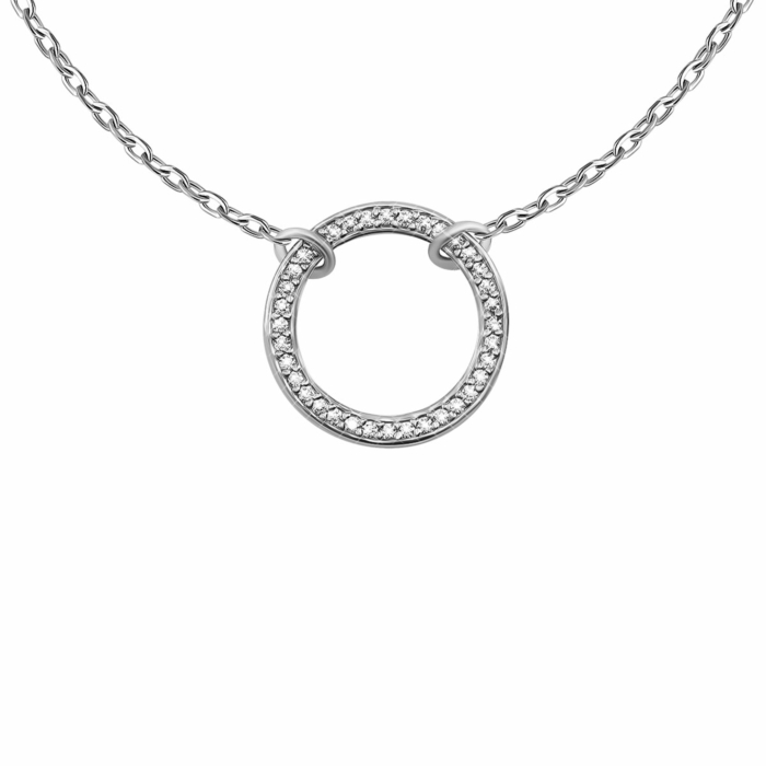 Серебряный браслет с фианитами. Артикул UG575207б