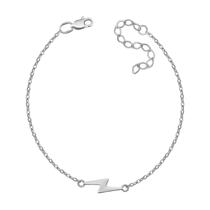 Срібний браслет Блискавка. Артикул UG575250