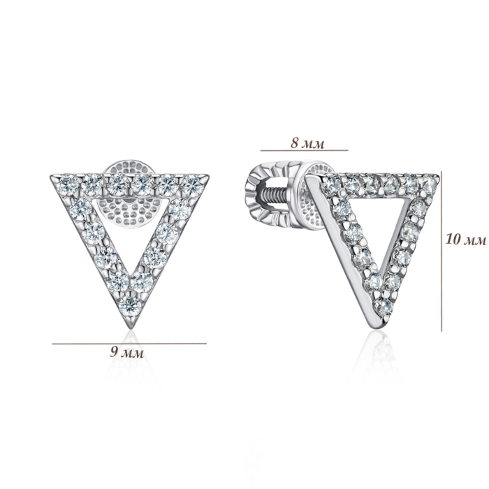 Срібні сережки. Артикул 40487/12/1/13