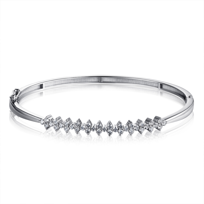 Золотий браслет з діамантами. Артикул 560097/02/1/9022