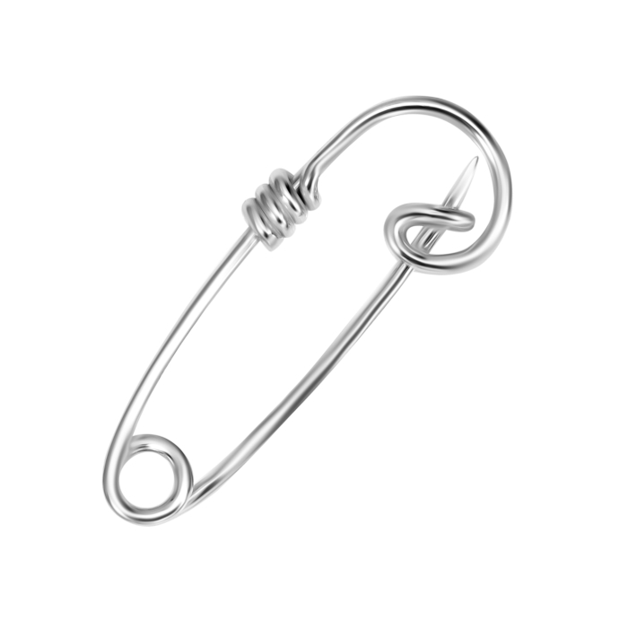 Срібна булавка. Артикул UG58043